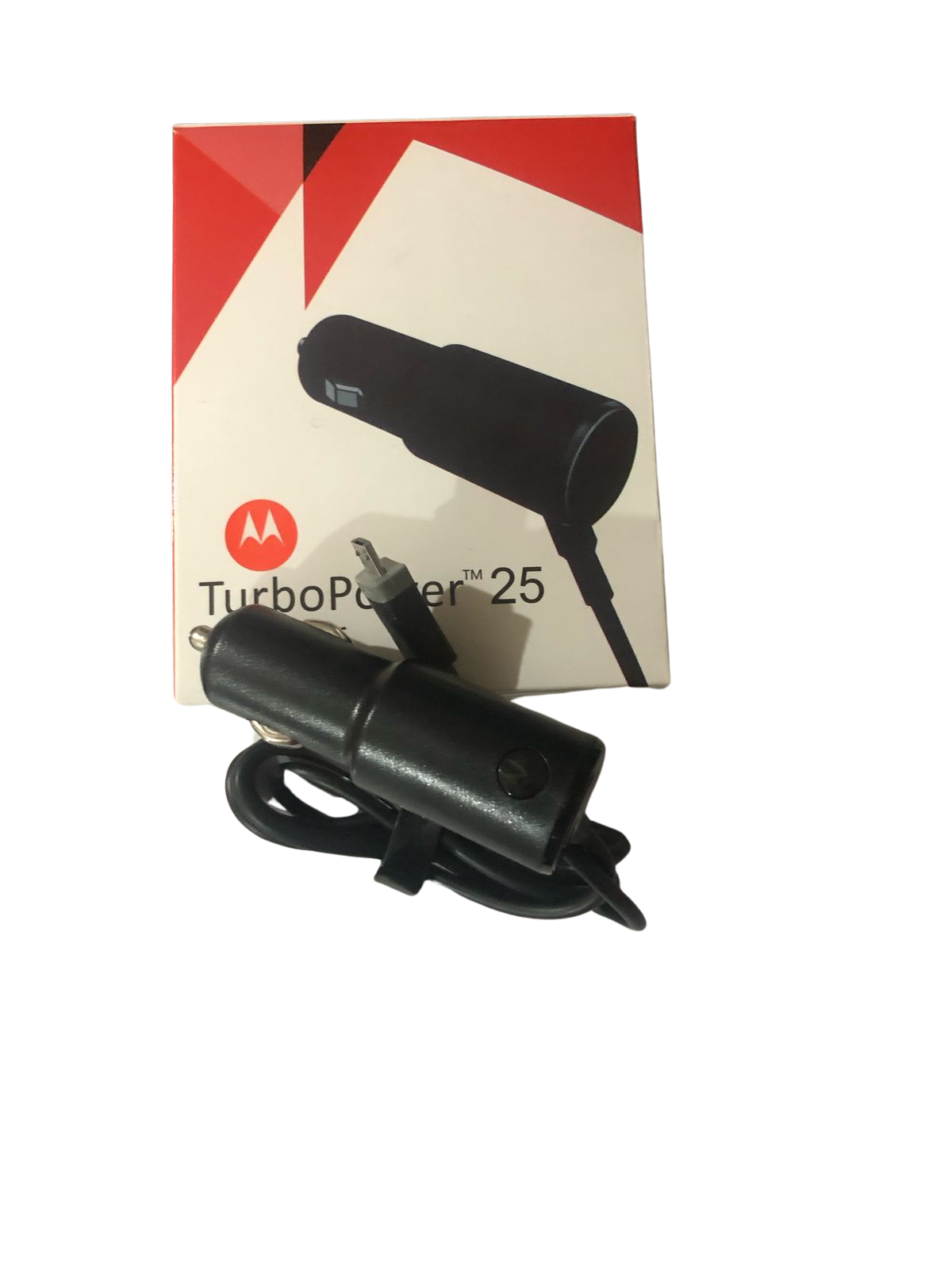 Cargador Para Auto Motorola Turbopower 25 Micro Usb 5v 3a