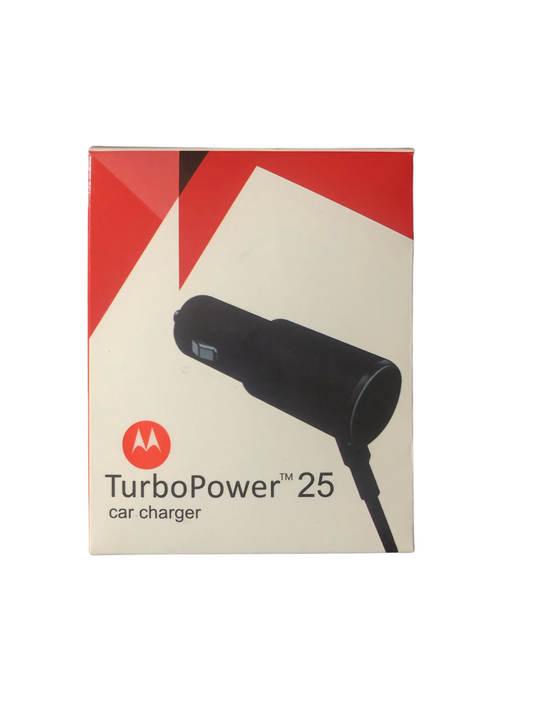 Cargador Para Auto Motorola Turbopower 25 Micro Usb 5v 3a